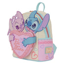 Loungefly Lilo & Stitch Stitch & Angel "Be Mine" Mini Backpack