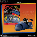 Mezco Toyz Batman: The Animated Series Series 2 Batman & Batcycle 5 Points Set