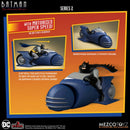 Mezco Toyz Batman: The Animated Series Series 2 Batman & Batcycle 5 Points Set