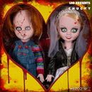 Mezco Toyz LDD Presents Chucky & Tiffany 10" Doll 2 Pack