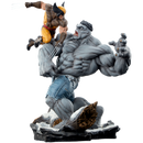 Sideshow Collectibles Marvel Comics Grey Hulk vs Wolverine Maquette