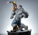Sideshow Collectibles Marvel Comics Grey Hulk vs Wolverine Maquette