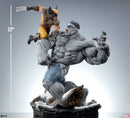 Sideshow Collectibles Marvel Comics Grey Hulk vs Wolverine Maquette