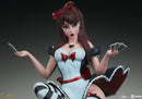 Sideshow Collectibles Fairytale Fantasies Alice in Wonderland Game of Hearts Statue