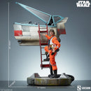 Sideshow Collectibles Star Wars Luke & X Wing: Red Five Standing By Premium Format Statue