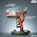 Sideshow Collectibles Star Wars Luke & X Wing: Red Five Standing By Premium Format Statue