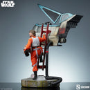 Sideshow Collectibles Star Wars Luke & X Wing: Red Five Standing By Premium Format Statue