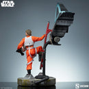 Sideshow Collectibles Star Wars Luke & X Wing: Red Five Standing By Premium Format Statue