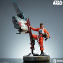 Sideshow Collectibles Star Wars Luke & X Wing: Red Five Standing By Premium Format Statue