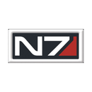 Dark Horse Comics Mass Effect N7 Logo Patch