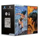 McFarlane Toys Justice League (comics) Wonder Woman 7" vs Atomic Blast Godzilla MegaFig Action Figure 2 Pack