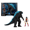 McFarlane Toys Justice League (comics) Wonder Woman 7" vs Atomic Blast Godzilla MegaFig Action Figure 2 Pack