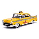 Jada Toys Deadpool (comics) 1957 Chevy Bel Air Taxi 1:24 Hoolywood Ride Diecast Vehicle with Deadpool