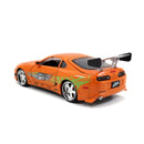 Jada Toys Fast & Furious Brian's Toyota Supra with Brian 1:24 Scale Diecast Model Kit
