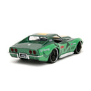 Jada Toys Street Fighter Chevrolet Corvette Stingray ZL1 (1969) 1:24 Scale with Cammy Figure