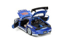 Jada Toys Street Fighter Mazda RX 7 (1993) 1:24 Scale with Chun Li Figure