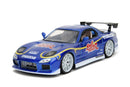 Jada Toys Street Fighter Mazda RX 7 (1993) 1:24 Scale with Chun Li Figure