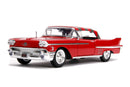 Jada Toys A Nightmare on Elm Street 1958 Cadillac Series 62 1:24 with Figure Hollywood Ride