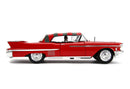 Jada Toys A Nightmare on Elm Street 1958 Cadillac Series 62 1:24 with Figure Hollywood Ride