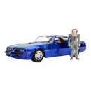 Jada Toys It (2017) 1977 Pontiac Firebird 1:24 with Pennywise Figure Hollywood Ride