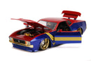Jada Toys Marvel Comics Captain Marvel 1973 Ford Mustang Mach 1 1:24 Scale Hollywood Ride