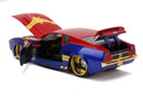 Jada Toys Marvel Comics Captain Marvel 1973 Ford Mustang Mach 1 1:24 Scale Hollywood Ride
