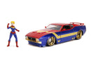 Jada Toys Marvel Comics Captain Marvel 1973 Ford Mustang Mach 1 1:24 Scale Hollywood Ride