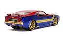 Jada Toys Marvel Comics Captain Marvel 1973 Ford Mustang Mach 1 1:24 Scale Hollywood Ride
