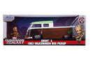 Jada Toys Marvel Comics 1963 Volkswagen Bus with Groot 1:24 Scale Hollywood Ride
