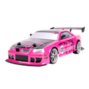 Jada Toys Hello Kitty 2002 Nissan Skyline GT R (BNR34) 1:10 Scale Remote Control Car