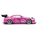 Jada Toys Hello Kitty 2002 Nissan Skyline GT R (BNR34) 1:10 Scale Remote Control Car