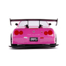 Jada Toys Hello Kitty 2002 Nissan Skyline GT R (BNR34) 1:10 Scale Remote Control Car