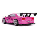 Jada Toys Hello Kitty 2002 Nissan Skyline GT R (BNR34) 1:10 Scale Remote Control Car