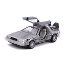 Jada Toys Back to the Future Part II Delorean 1:24 Scale Hollywood Ride