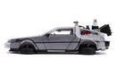 Jada Toys Back to the Future Part II Delorean 1:24 Scale Hollywood Ride