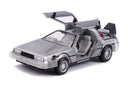 Jada Toys Back to the Future Part II Delorean 1:24 Scale Hollywood Ride