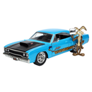 Jada Toys Looney Tunes Plymouth Road Runner 1970 with Wile E Coyote 1:24 Scale Hollywood Ride