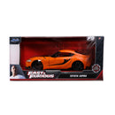 Jada Toys Fast & Furious 2020 Toyota Supra Metallic Orange 1:24 Scale Hollywood Ride