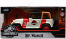 Jada Toys Jurassic World 1992 Jeep Wrangler 1:32 Scale Hollywood Ride