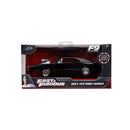 Jada Toys Fast & Furious 1970 Dodge Charger Black 1:32 Scale Hollywood Ride