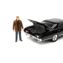 Jada Toys Supernatural '67 Chevy Impala with Dean 1:24 Scale Hollywood Ride
