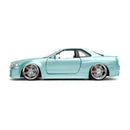 Jada Toys Fast & Furious 2002 Nissan Skyline GT R (R34) 1:24 Scale