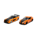 Jada Toys Fast & Furious Han's Mazda RX 7 & Toyota GR Supra 1:32 Scale 2 Pack