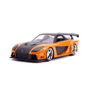 Jada Toys Fast & Furious Han's Mazda RX 7 & Toyota GR Supra 1:32 Scale 2 Pack