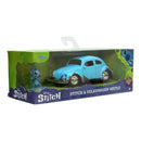 Jada Toys Lilo & Stitch VW Beetle (Blue) 1:32 Scale with Stitch MetalFig