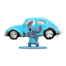 Jada Toys Lilo & Stitch VW Beetle (Blue) 1:32 Scale with Stitch MetalFig