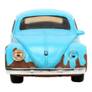 Jada Toys Lilo & Stitch VW Beetle (Blue) 1:32 Scale with Stitch MetalFig