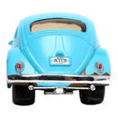 Jada Toys Lilo & Stitch VW Beetle (Blue) 1:32 Scale with Stitch MetalFig