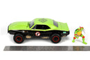 Jada Toys Teenage Mutant Ninja Turtles (TV 1987) 1967 Chevrolet Camaro with Raphael 1:24 Scale