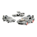 Jada Toys Back to the Future DeLorean 1:32 Scale 3 Pack